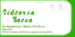 viktoria nacsa business card